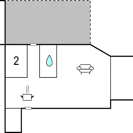 Two-bedroom Holiday In Feriehus *